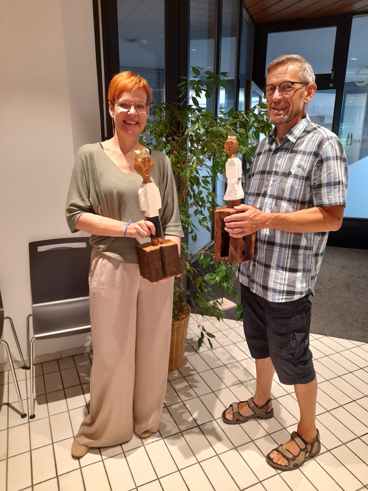 Königlicher Besuch Gertraud Burtscher